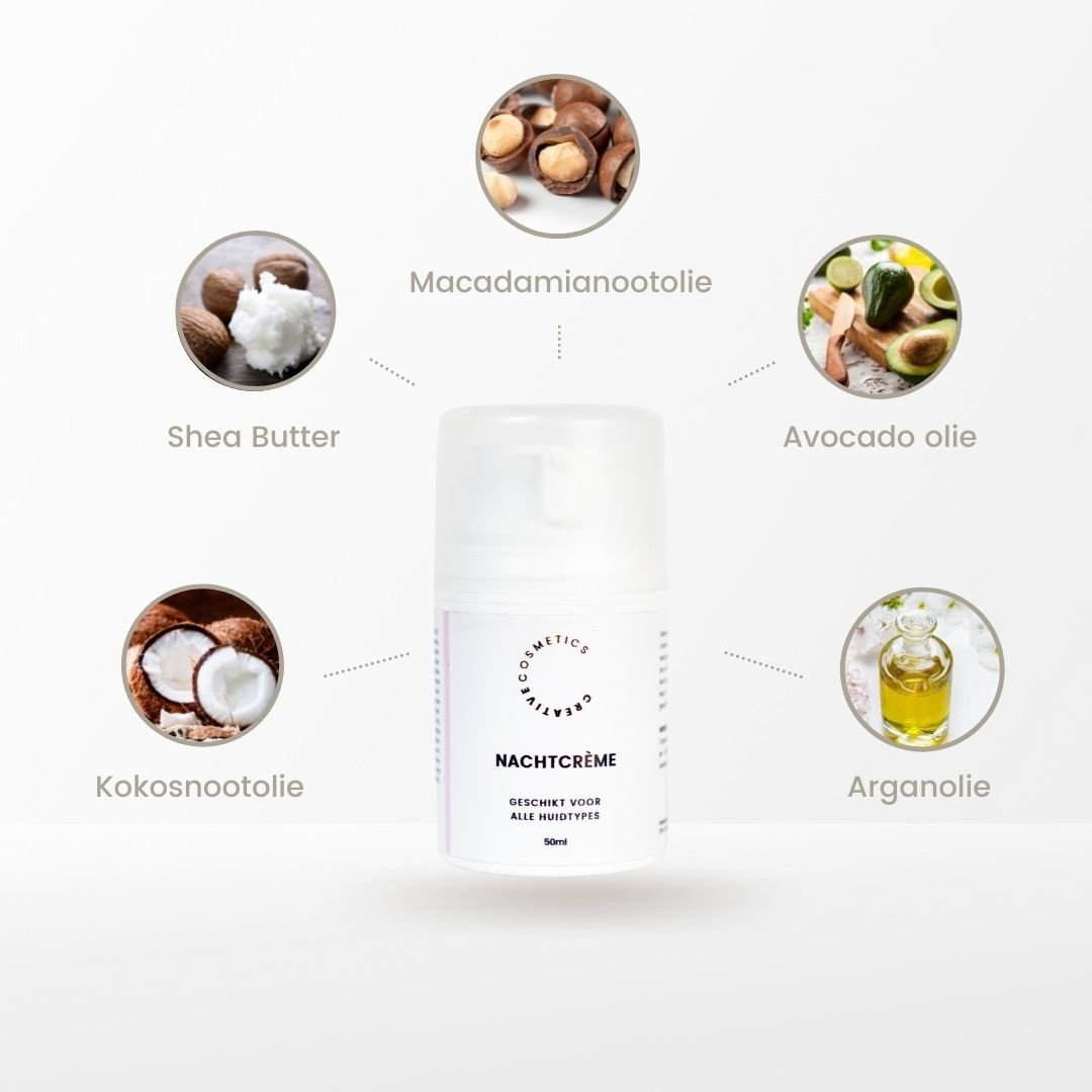 Natuurlijke Nachtcrème ingrediënten
